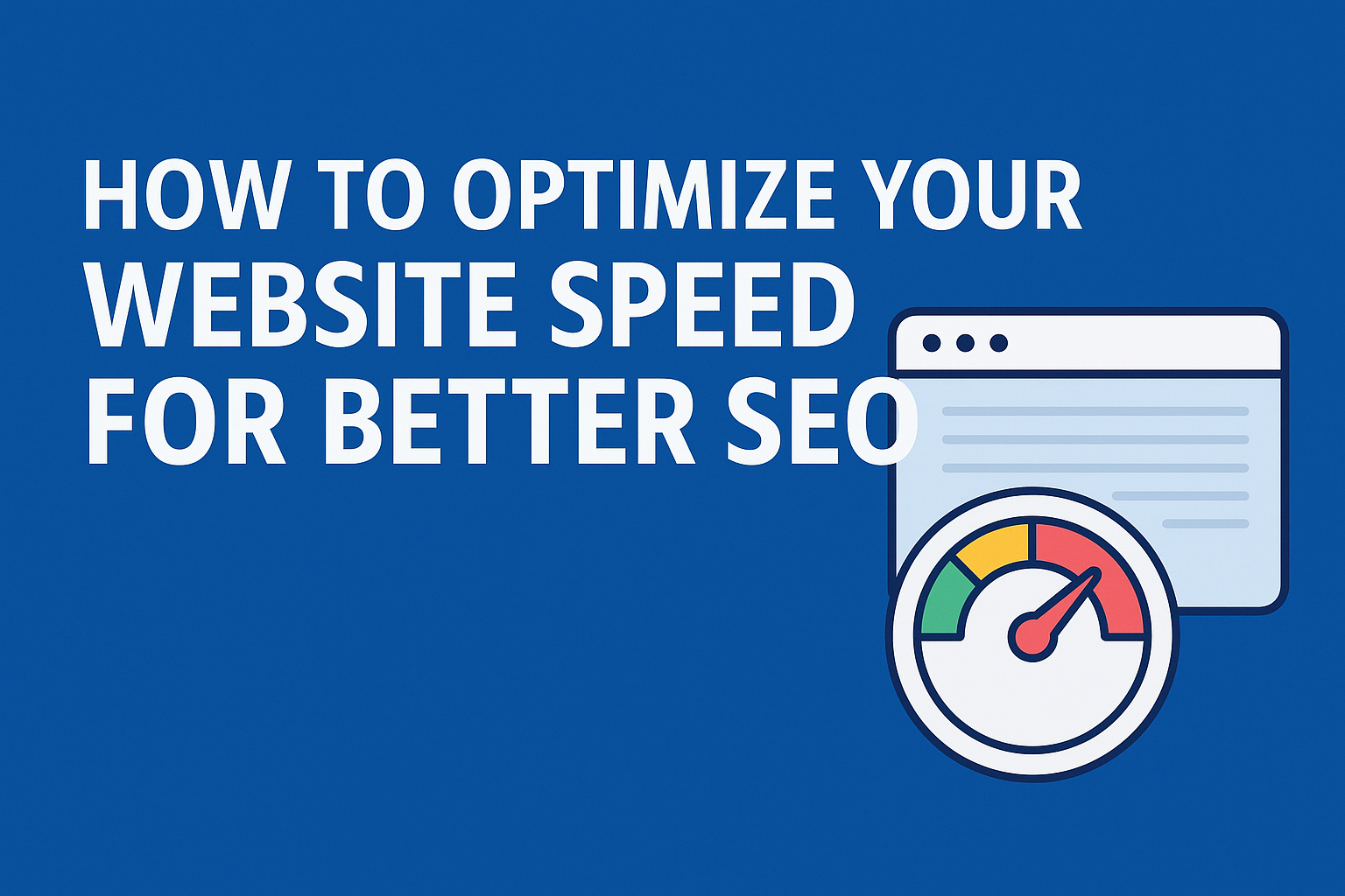 How to Optimize Your Website Speed for Better SEO