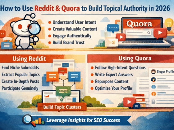 How to Use Reddit & Quora to Build Topical Authority
