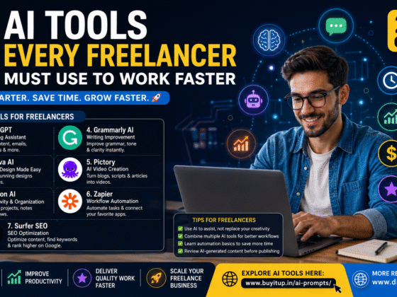AI Tools Every Freelancer Must Use to Work Faster (2026 Guide)